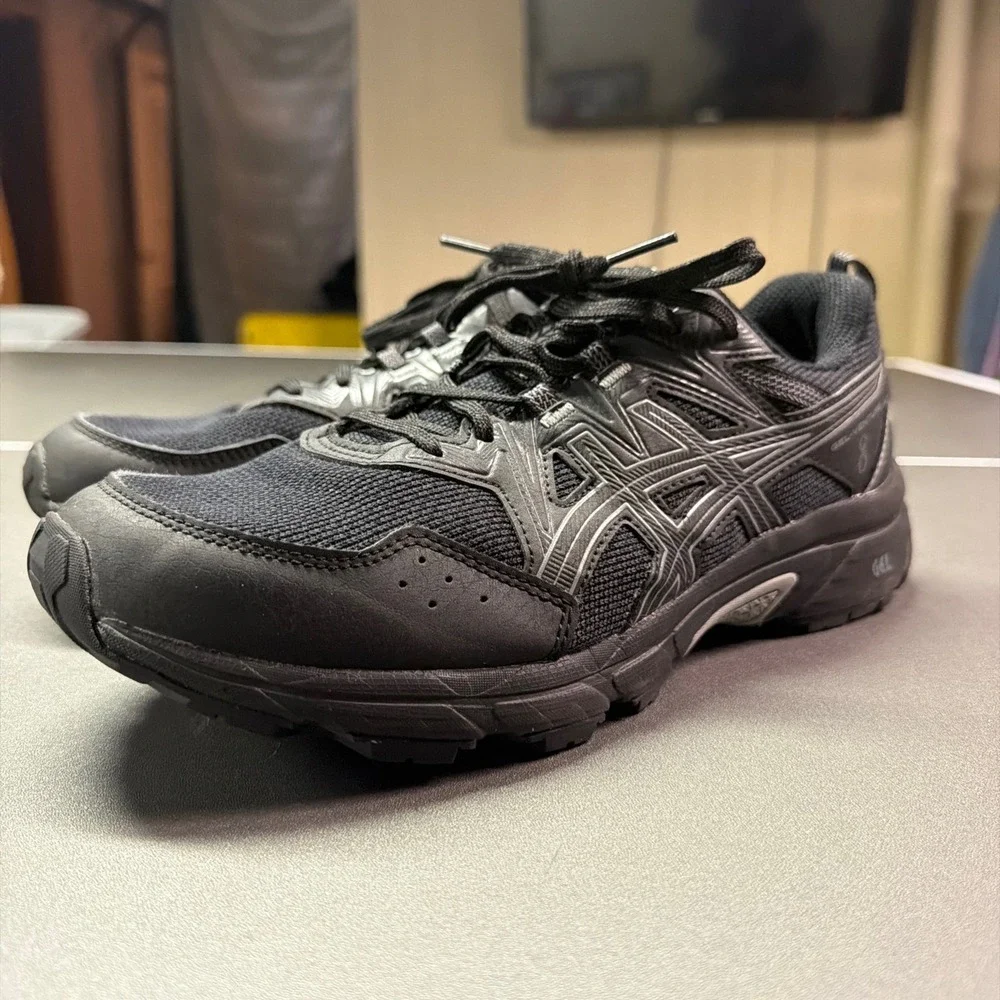 Asics Gel-Venture 8 Mens Trail Running Shoes Black Sneakers 1011A824-003
